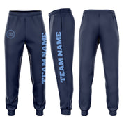 Pantalon de survêtement en molleton bleu marine personnalisé