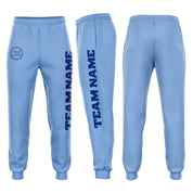 Calça de moletom Royal Fleece Jogger personalizada azul claro