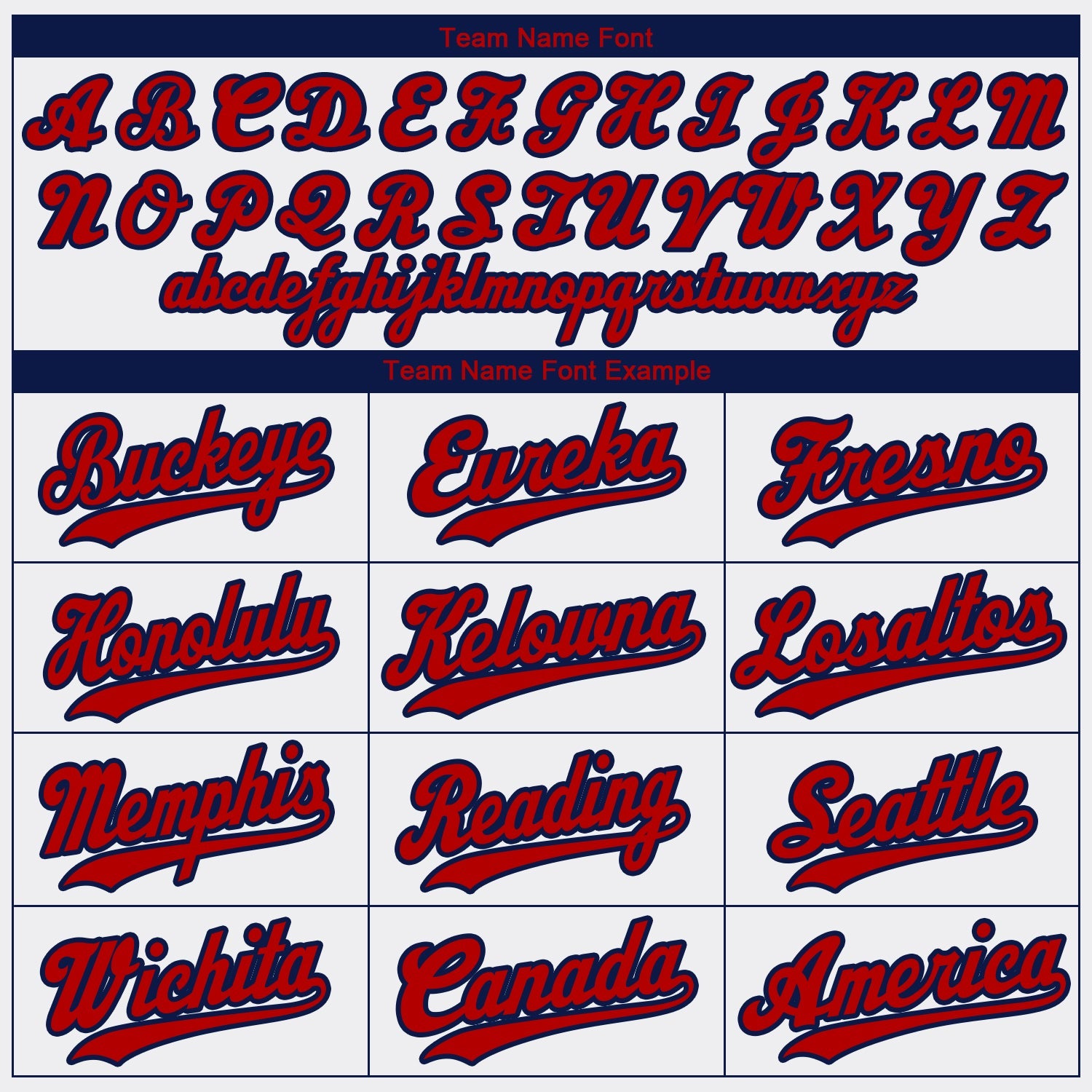 Maßgeschneidertes, authentisches Baseball-Trikot in Weiß, Rot und Marineblau