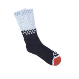 ICNY SPORT Block Split Dot Reflective Half Calf Socks (Black)